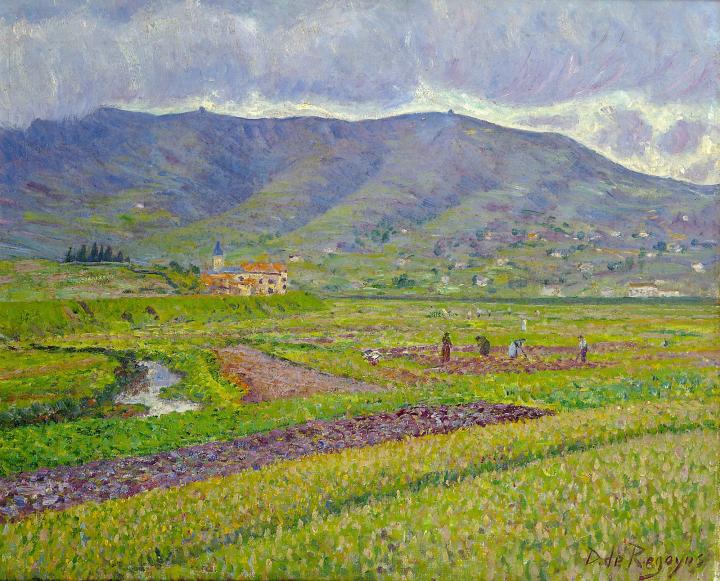 May rain, the Basque Country