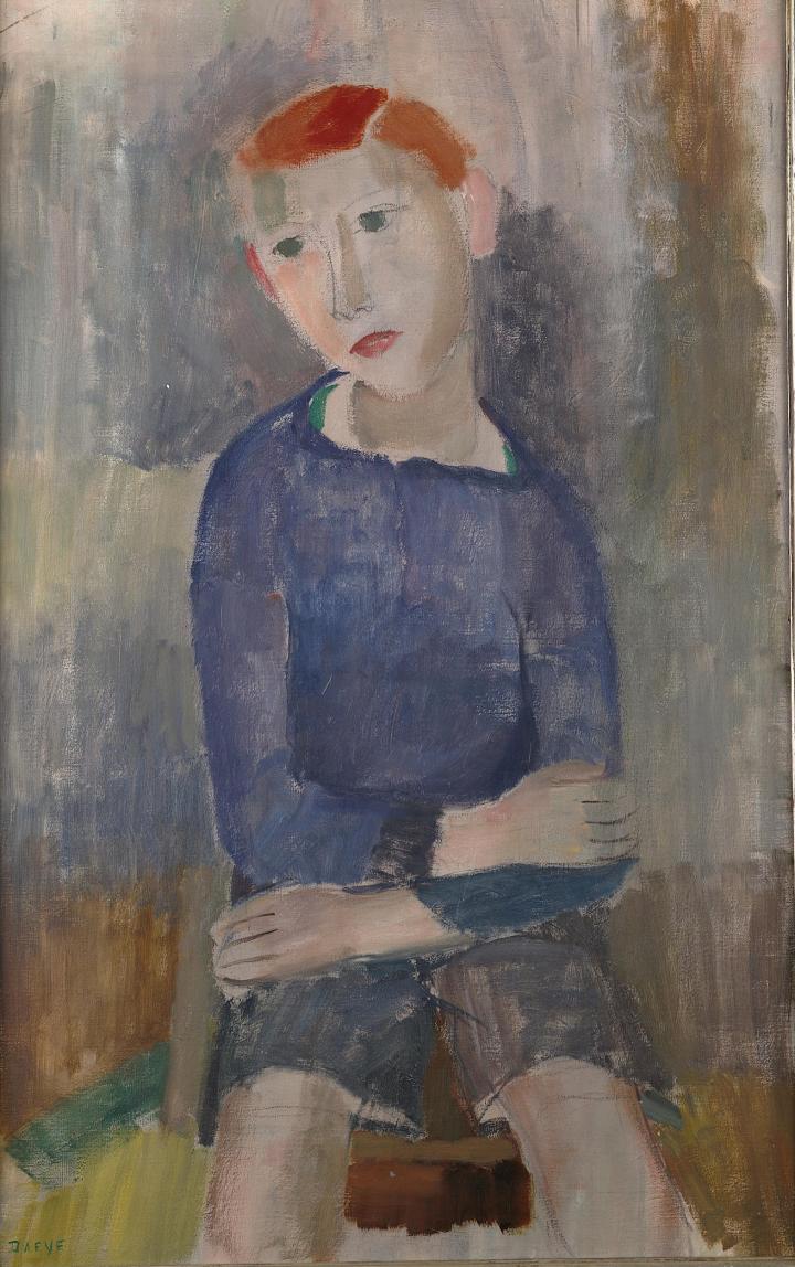 The blue jumper