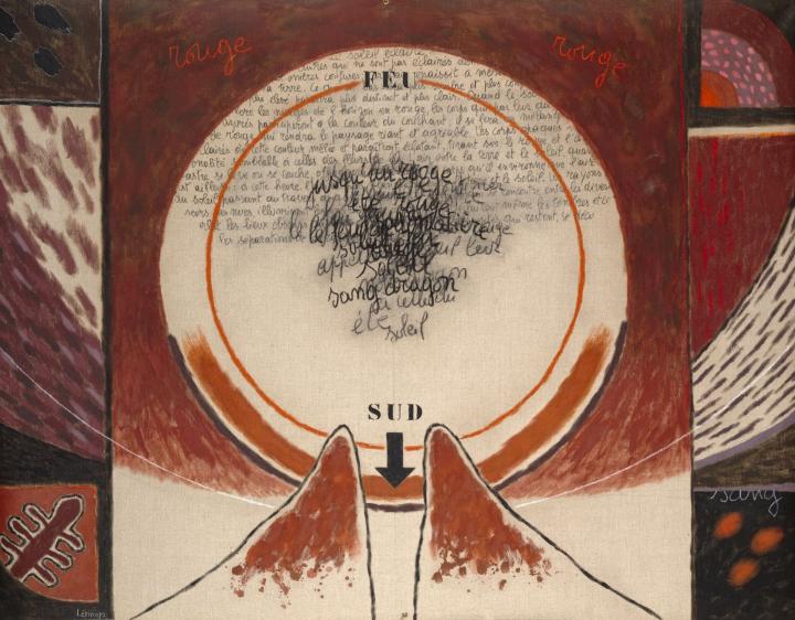 A blood-red landscape