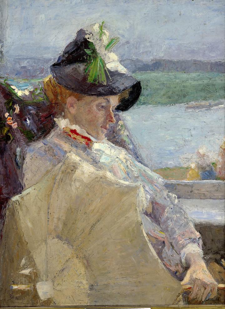 The lady with the parasol
